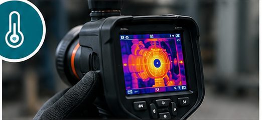 Thermographic inspection with infrared camera
